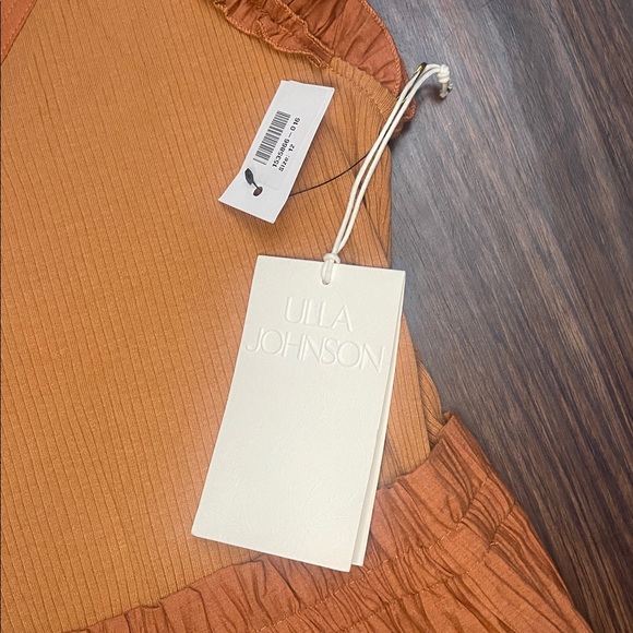 NWT Ulla Johnson Chestnut Cotton blend Virginia Dress 12 - Picture 6 of 16